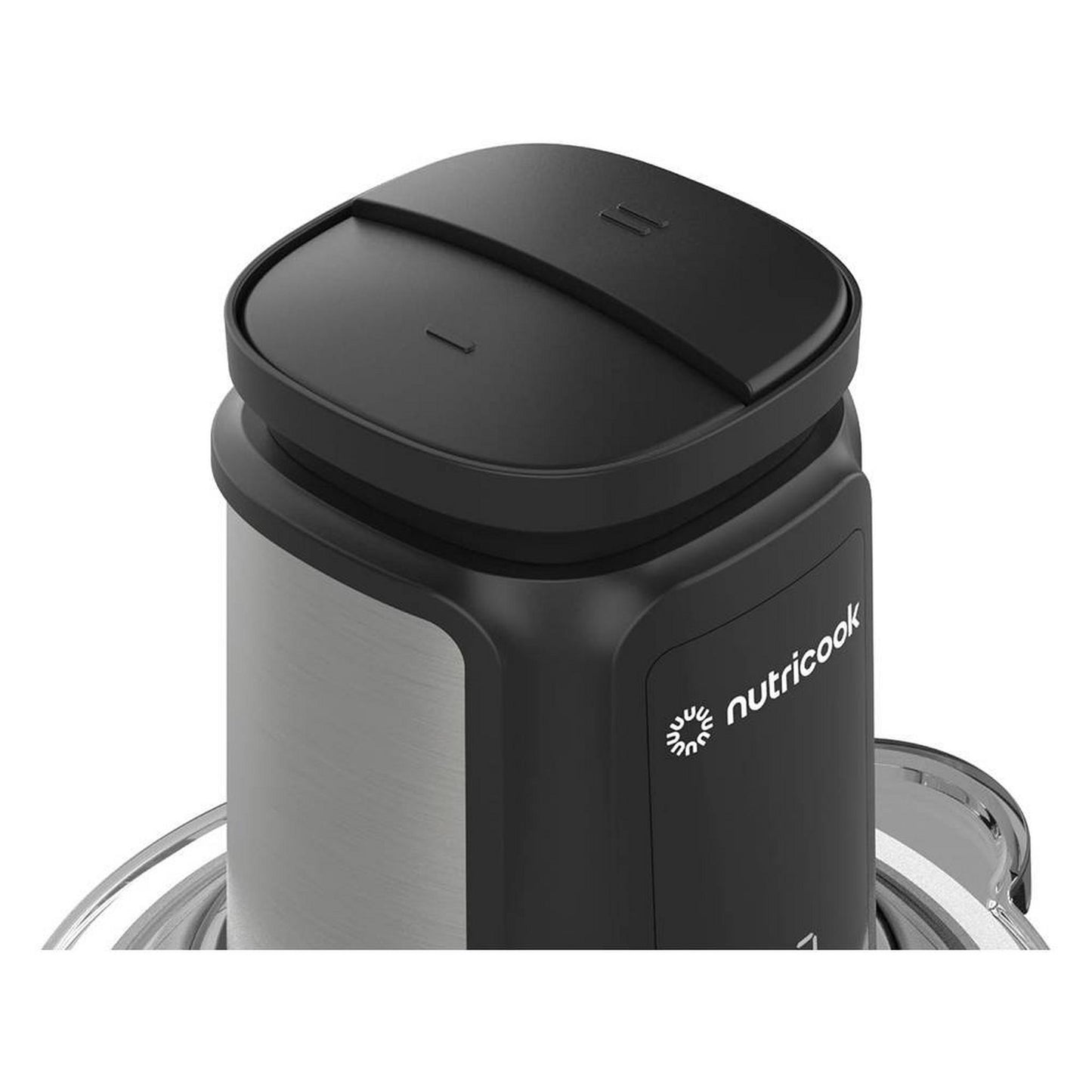 Nutricook XXL Food Chopper With 2L Glass & Stainless steel Bowl, 500W, NC-CH2000 - Black