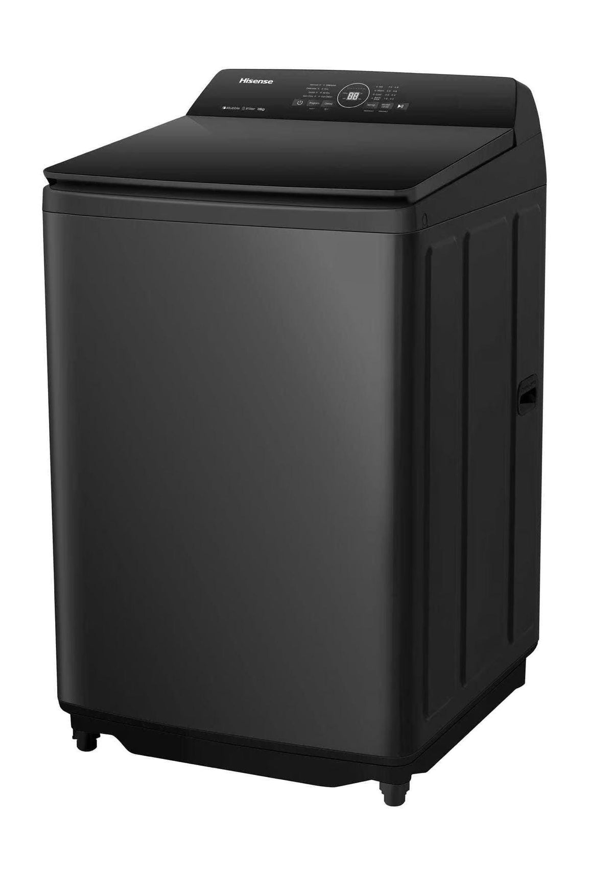 Hisense Top Load Washing Machine, 18KG, WT3I1823UT1 - Black
