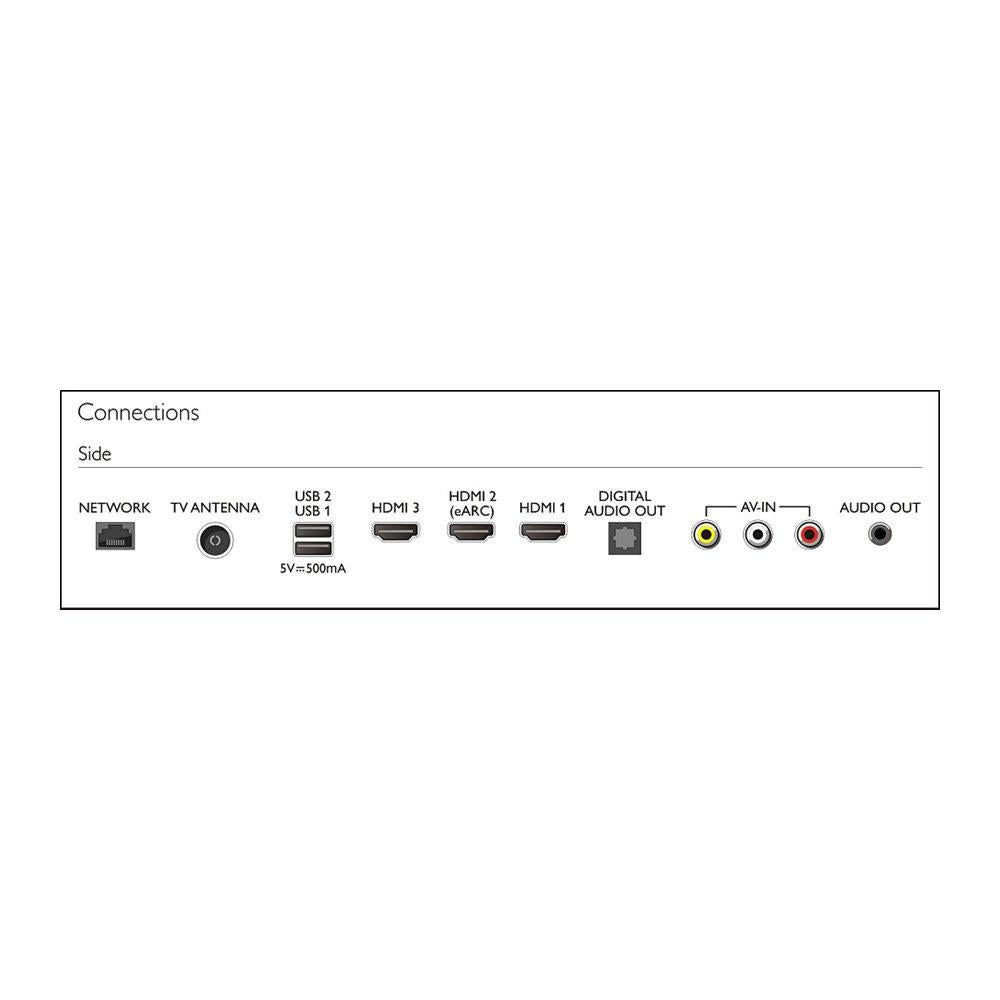Philips 65” UHD LED Google TV, 65PUT7330/56 – Black