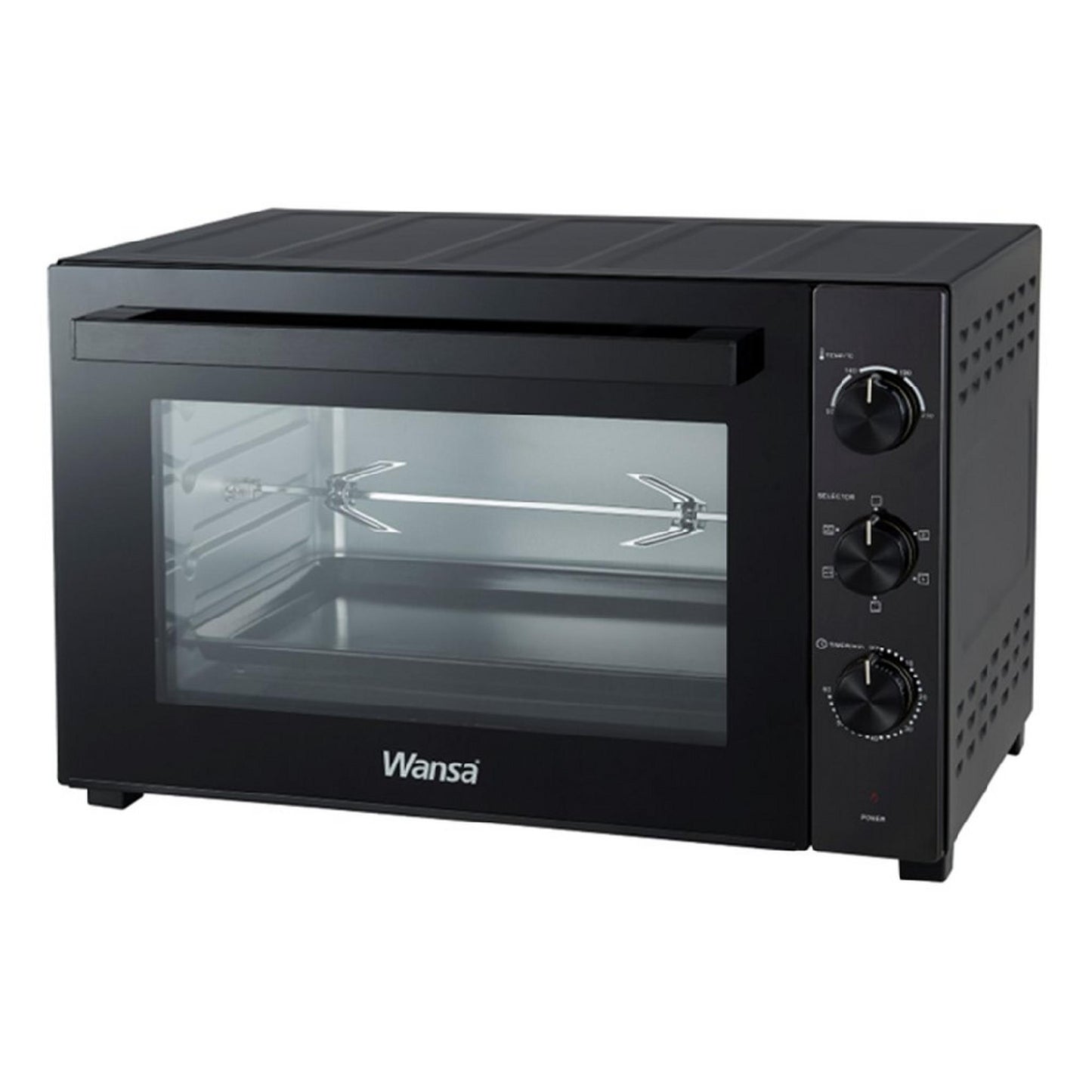 Wansa Electric Oven, 2200W, 70L, KR-K66RCL – Black