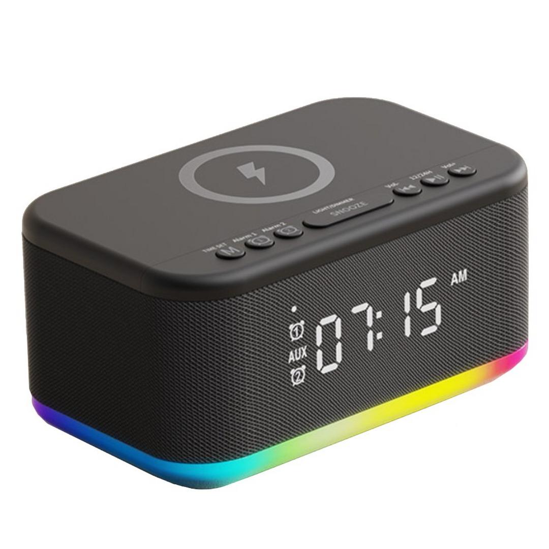 EQ A21B Multifunctional Clock Radio - Black
