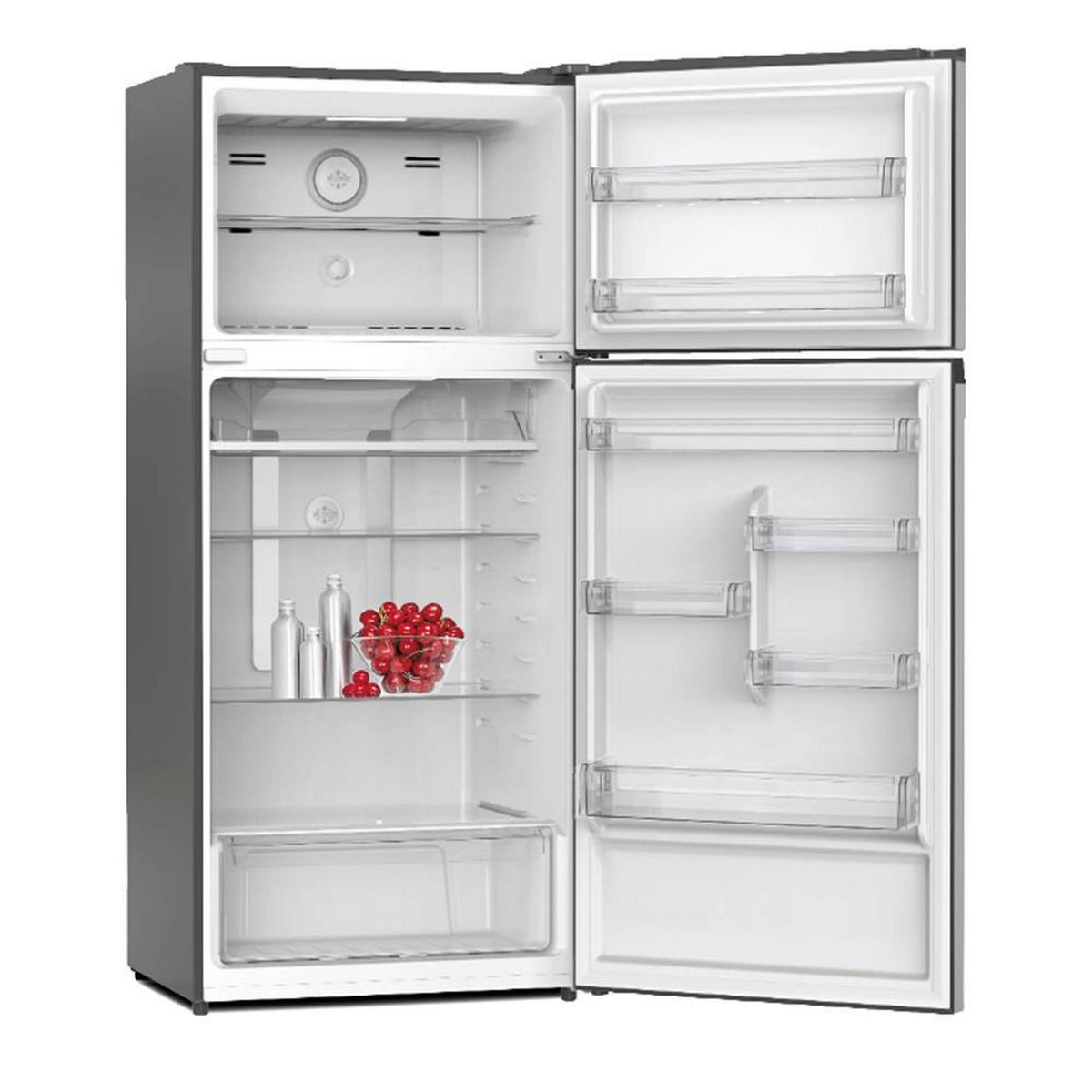 Daewoo Refrigerator Top Freezer, 527L, 18.6 CFT, DR-T6441NS - Inox