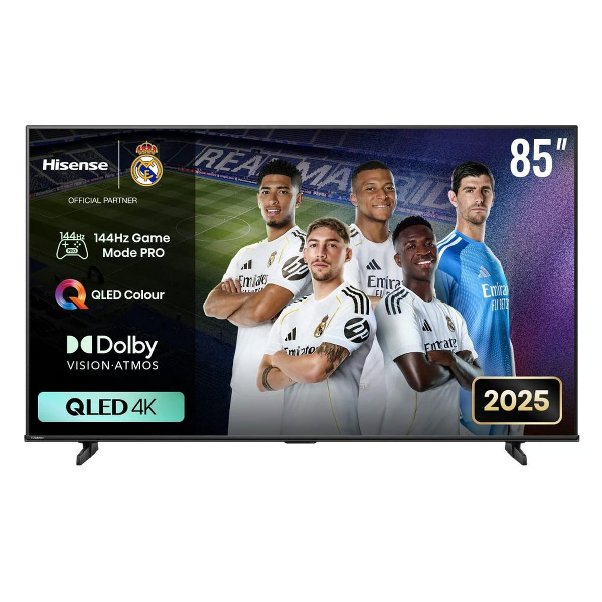 تلفزيون هايسنس ذكي QLED 4K، مقاس 85 بوصة، 144 هرتز، 85Q71Q