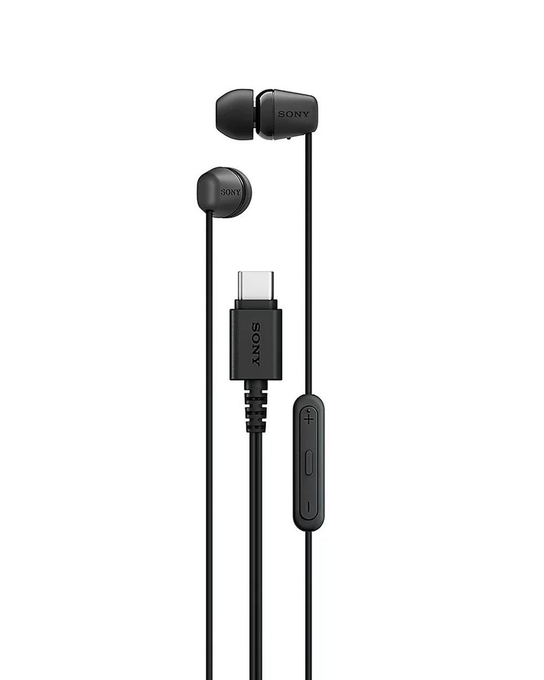 Sony IER-EX15C Earphones USB-C Wired - Black