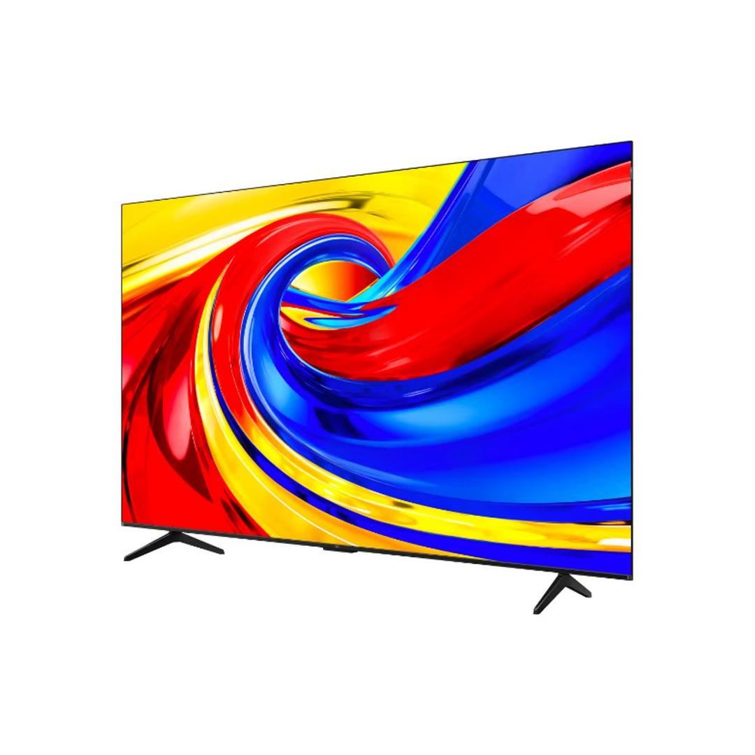 TCL Smart Google TV, 75 Inch, QLED 4K Display, Dolby Vision, HDR10, 75P7L - Black