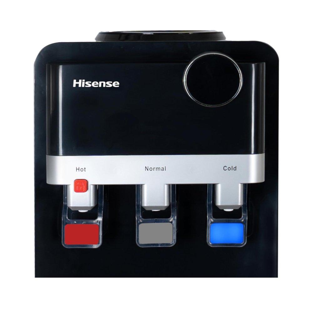 Hisense Top Loading Water Dispenser, 3 Taps, 3.3 L, H96WDTB3S2 - Black