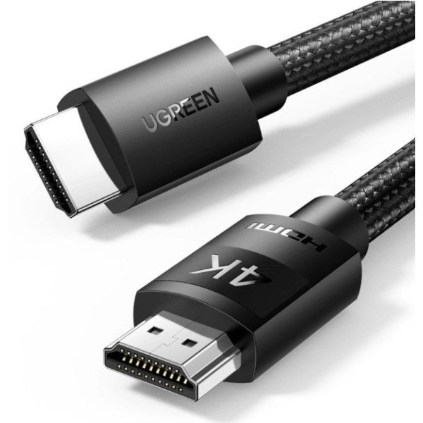 كابل يوجرين 4K إتش دي إم آي ذكر إلى ذكر - بطول 2 متر / أسود