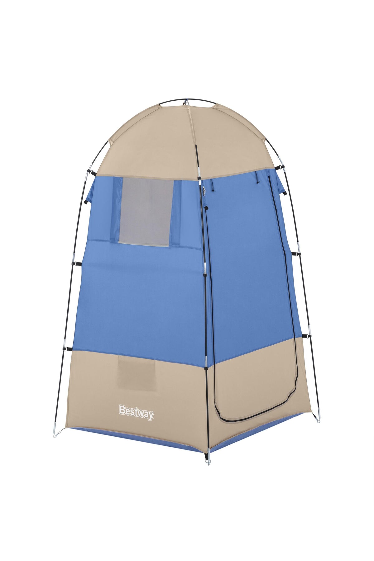 Bestway 1.10m x 1.10m x 1.90m station port (contents:tent, carry bag, eight pegs, one layer)