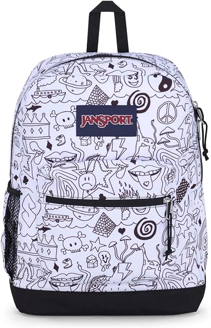 Jansport Cross Town Plus Backpack - Broken Broadcast