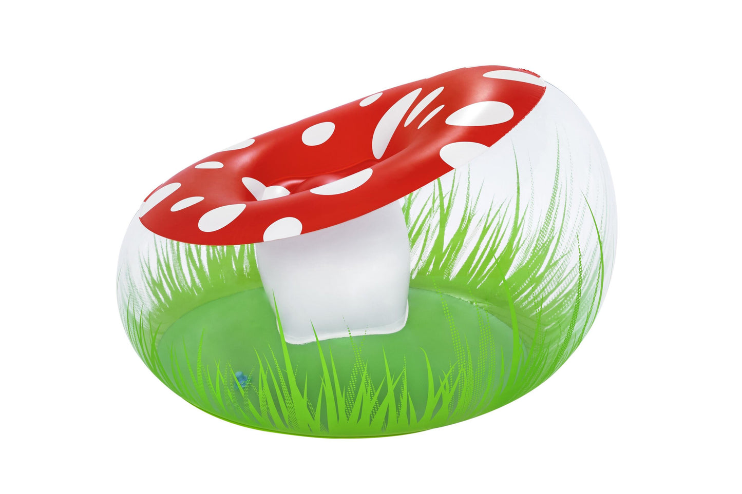 Bestway 1.12m x 1.12m x 66cm mighty mushroom air chair (1 chair, repair patch) age 6+