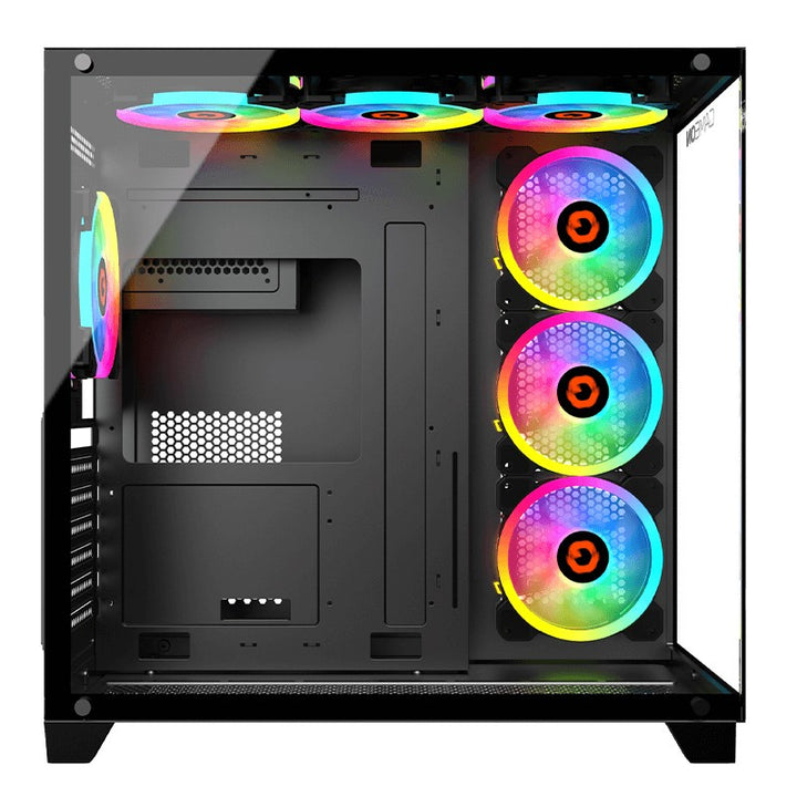 GAMEON Emperor Midnight Series Mid Tower Gaming Case - Black