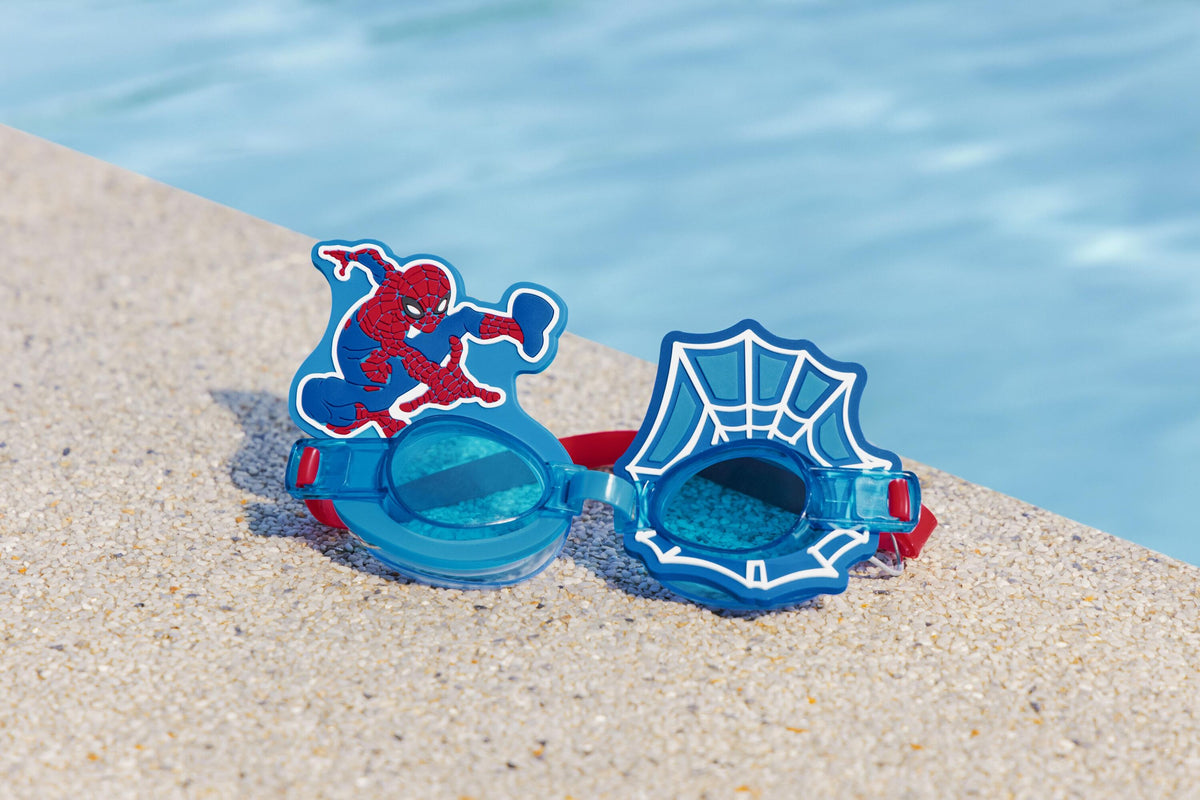 Bestway Deluxe Goggles Spiderman (One Pair Of Goggles, 1 Assorted Character Designs) Age 3+