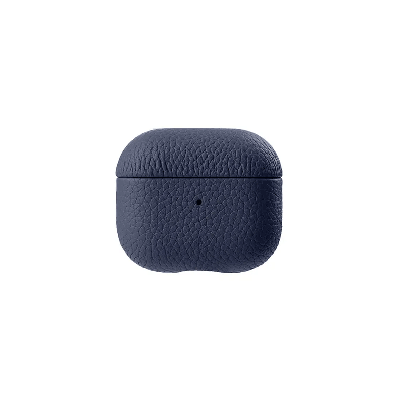 Melkco Premium Leather Case - Apple Airpod 3 / Dark Blue Accessories > Mobiles & Tablets