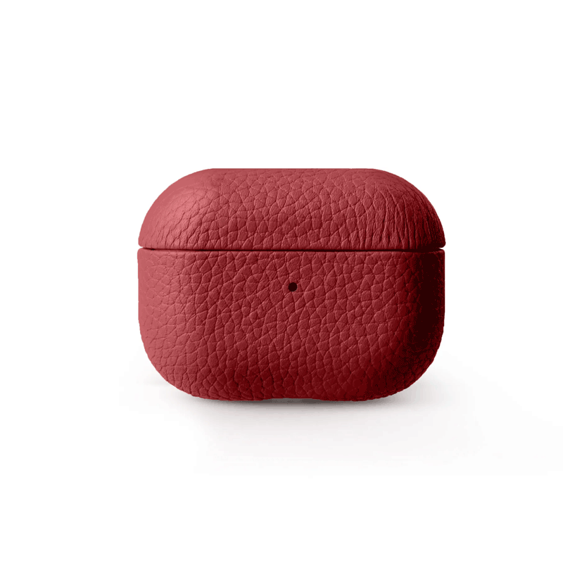 Melkco Premium Leather Case - Apple Airpods Pro / Red Accessories > Mobiles & Tablets