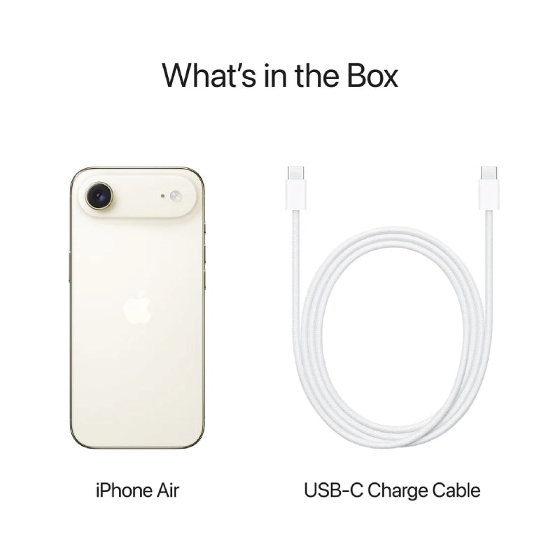 Pre-order Apple iPhone Air - 256GB / Light Gold / 5G / 6.5’’ Mobiles & Tablets > Mobiles