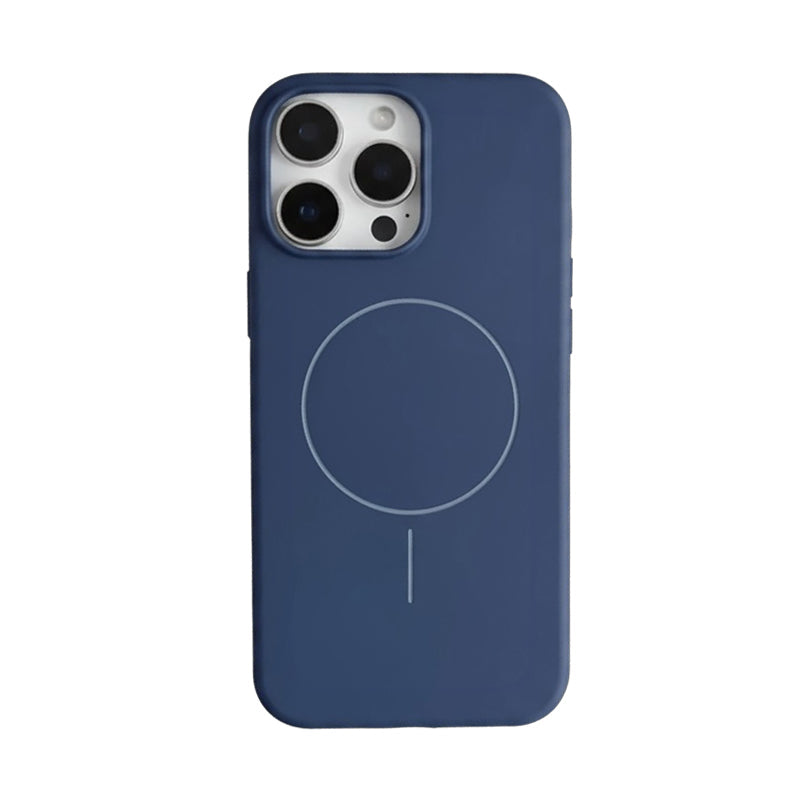 Silicon Case For Apple iPhone 16 Pro Max / Dark Blue Accessories > Mobiles & Tablets > Mobiles > Covers & Cases