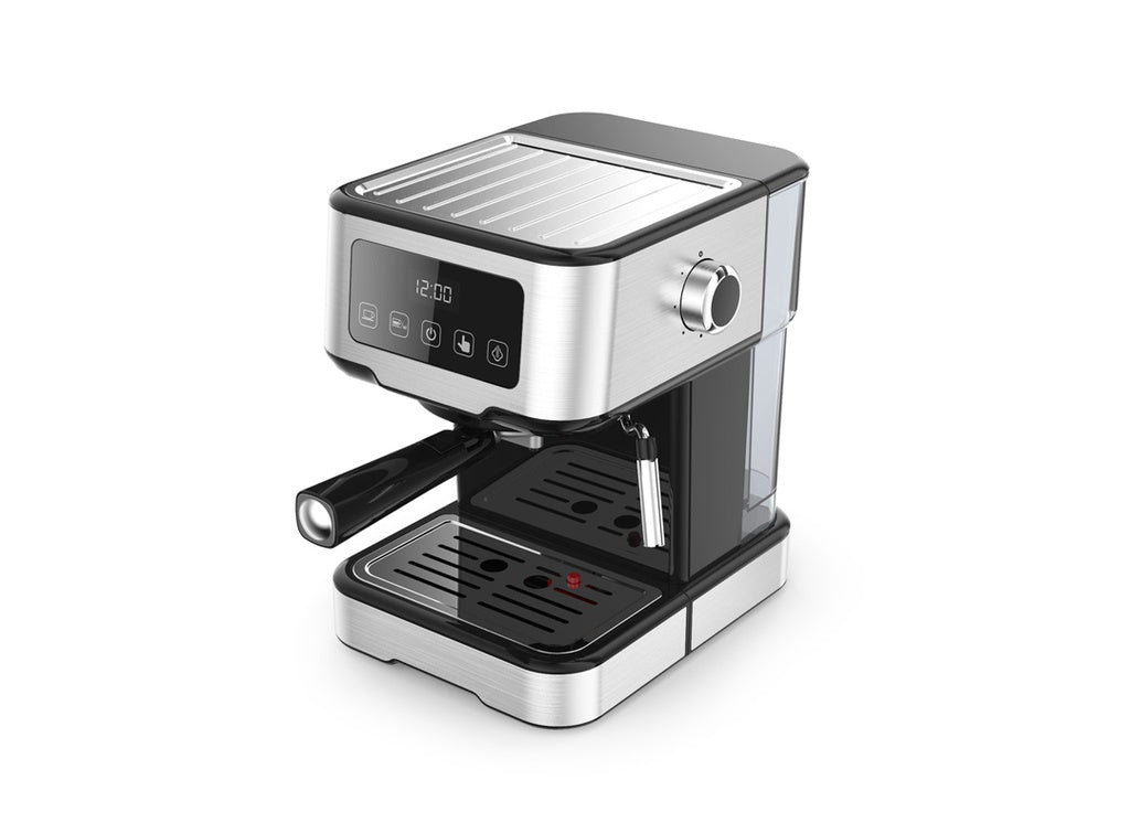 LePresso Dual Drip Barista Espresso Machine Touch Display & Milk Steamer - Black Color