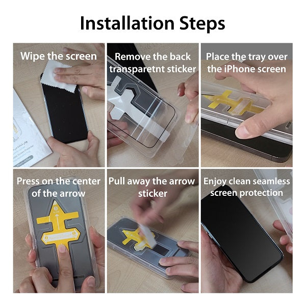 Engage Iphone 12Prmax Tempered Glass Screen Protector W/Applicator 8954526522275