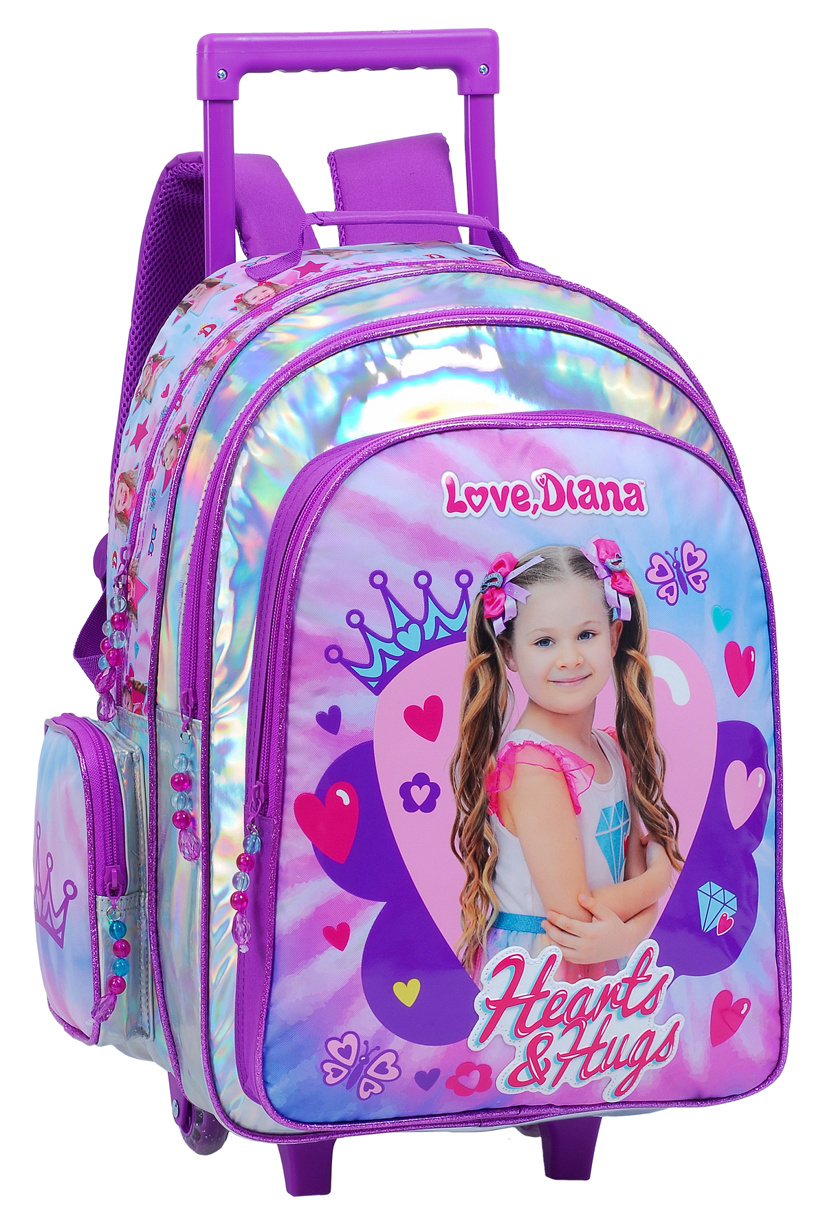 Love, Diana Trolley Bag - 18-inch / Purple