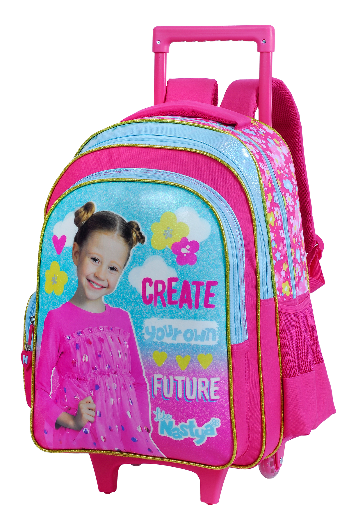Nastya Trolley Bag - 18-inch / Pink