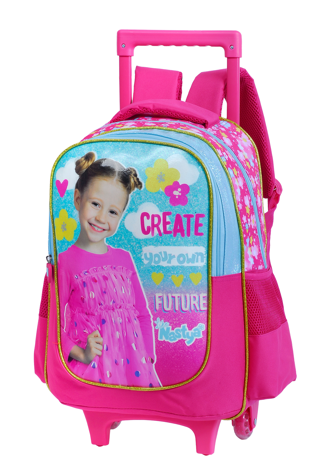 Nastya Trolley Bag - 14-inch / Pink