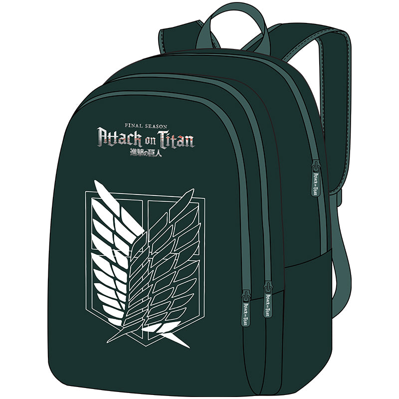 ATTACK ON TITAN Backpack - 18-inch / Black