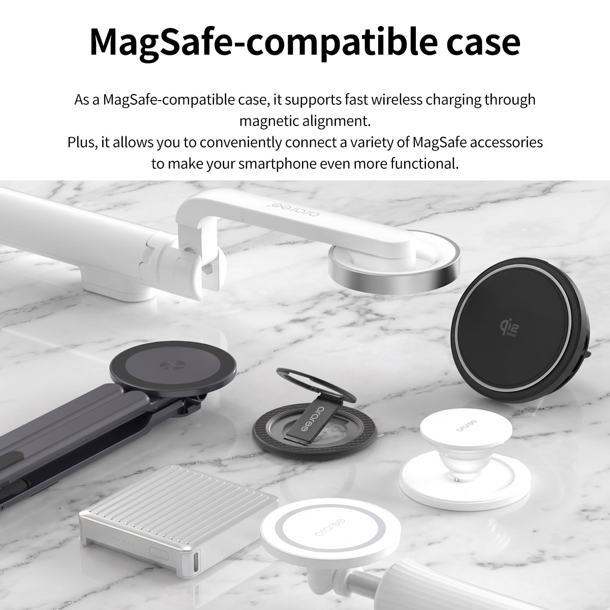 Araree Duple Magsafe Cover for Apple iPhone 18 Pro/Apple iPhone17 Pro - Clear
