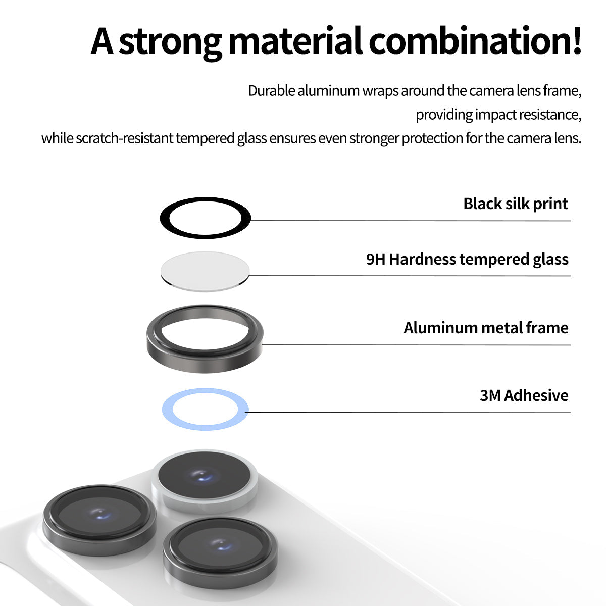 Araree Metal Ring Camera Protector for Apple iPhone 18 Pro Max/Apple iPhone 18 Pro - Clear