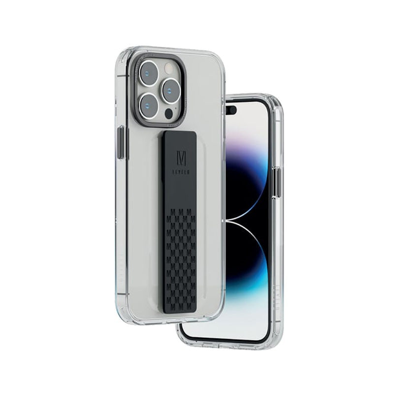 Levelo Graphia IMD Clear Case With Extra Grip - Apple iPhone 14 Pro Max / Black Accessories > Mobiles & Tablets >