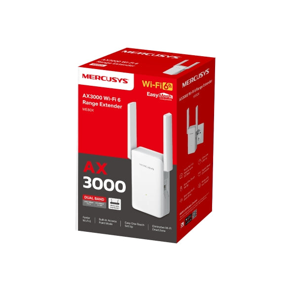 Mercusys ME80X - AX3000 Wi-Fi 6 Range Extender