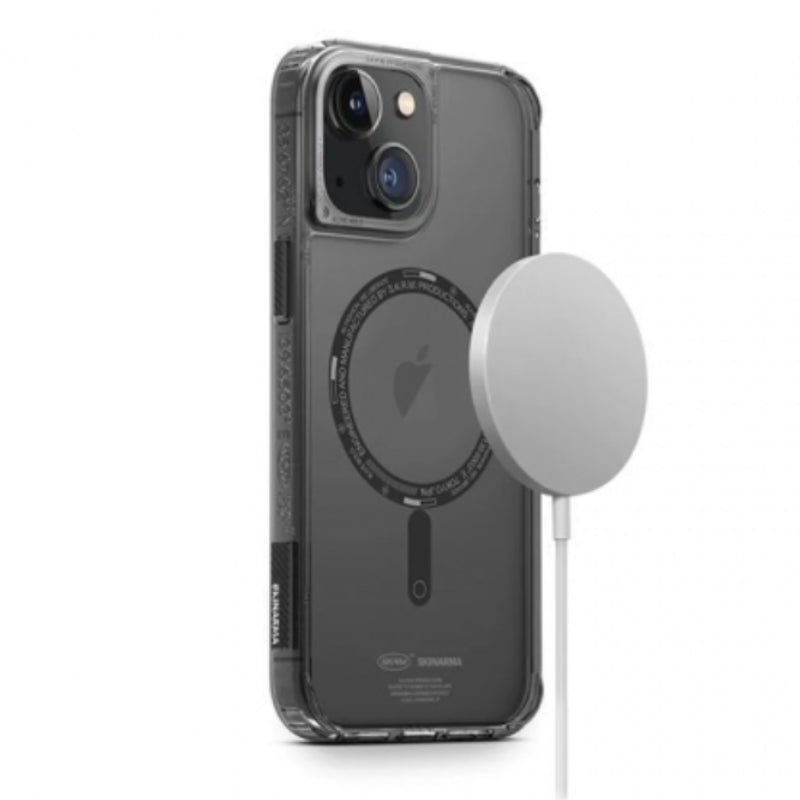 SKINARMA Saido Mag-Charge Case - Apple iPhone 14 Plus / Smoke Accessories > Mobiles & Tablets > Mobiles > Covers & Cases