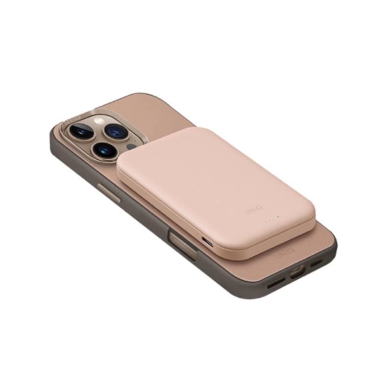 Uniq Lyden Lexa MagSafe Wireless Power Bank - 5000mAh / USB-C / Blush Pink Accessories > Power Bank