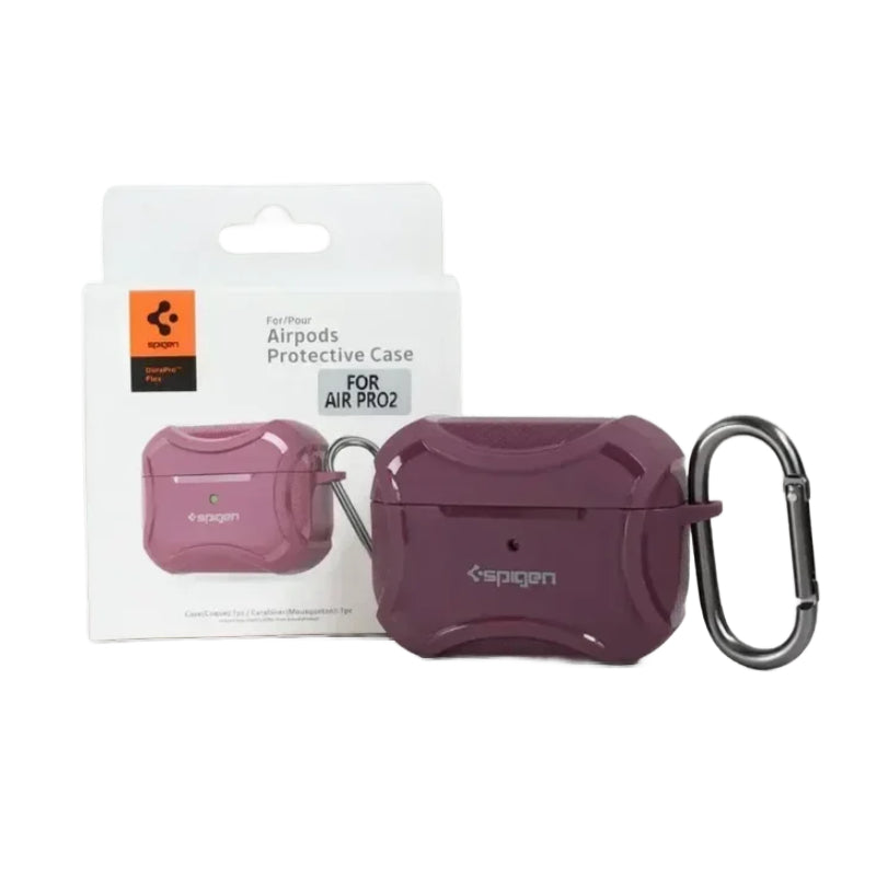 Spigen Apple Airpods 2 Premium case Plum Accessories > Headphones > Covers & Cases
