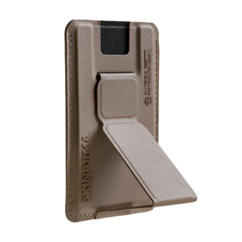 SKINARMA Kado Wallet Mag Charge Card Holder With Grip Stand Champagne Accessories > Mobiles & Tablets > Mobiles >