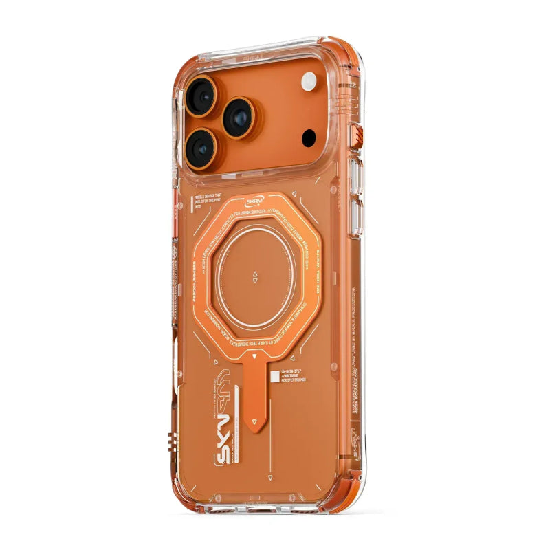SKINARMA Saido Mag-Charge Case for Apple iPhone 17 Pro - Orange Accessories > Mobiles & Tablets > Mobiles > Covers &