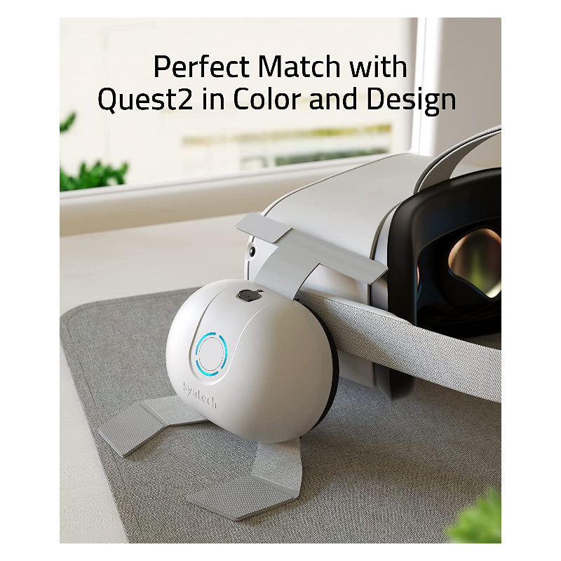 Syntech VR Battery Pack Compatible with Meta/Oculus Quest 2 - 10,000mAh / White