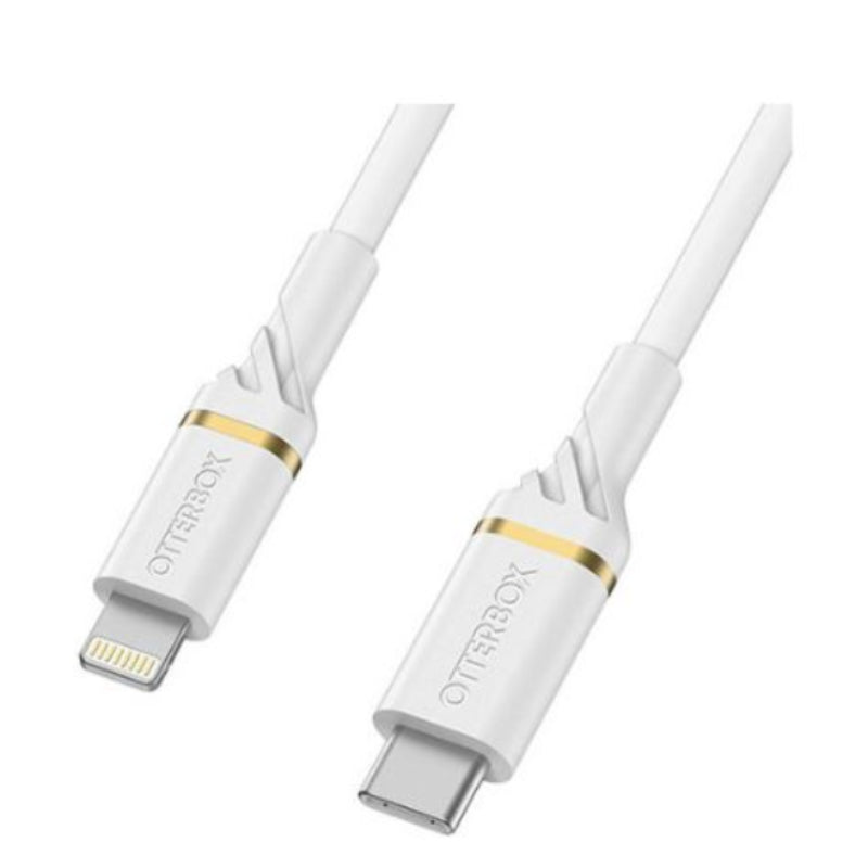 OtterBox Lightning to USB-C Fast Charge Cable - Standard 1 Meter - White
