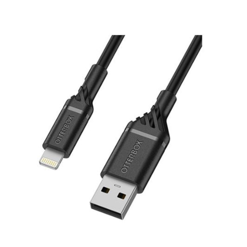 OtterBox Standard Lightning To USB-A Cable - Lightning / USB-A / 1 Meter / Black - (Warehouse Packed)