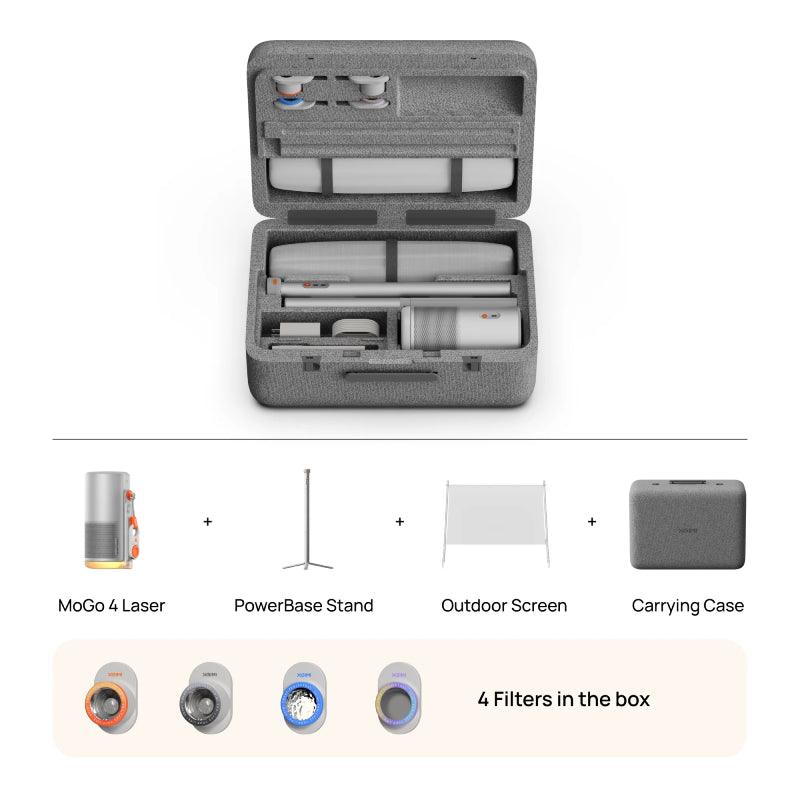 XGIMI MoGo 4 Laser Outdoor Set - DLP / 550 ISO lumens / 2GB / 32GB / Wi-Fi / Bluetooth