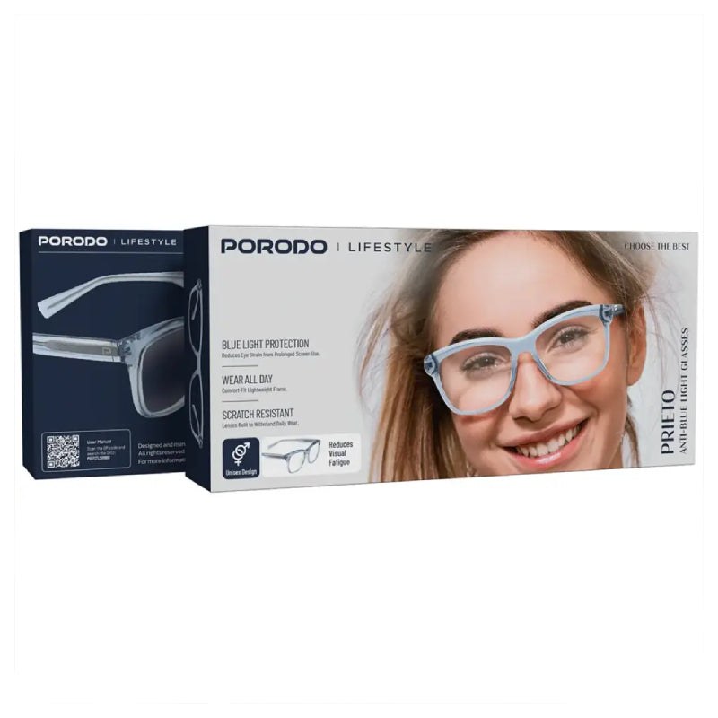 Porodo Lifestyle Prieto Anti-Blue Light Glasses - Blue