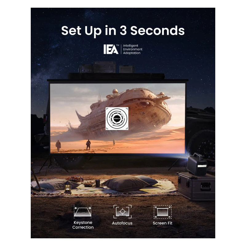 Anker Nebula Mars III Projector - 1000 ANSI Lumens / HDMI/USB / Black