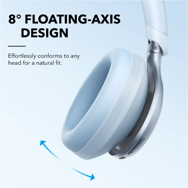 Anker Soundcore Space One ANC Headphones - Over-Ear / Bluetooth / Blue