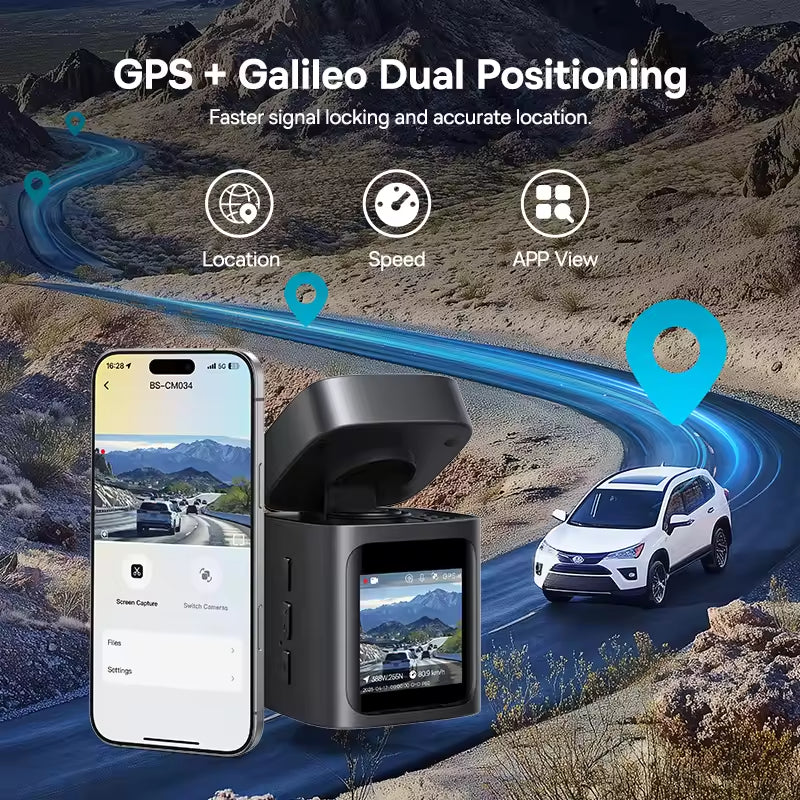 Baseus PrimeTrip VD1 Dash Cam - 1080p / Cosmic Black