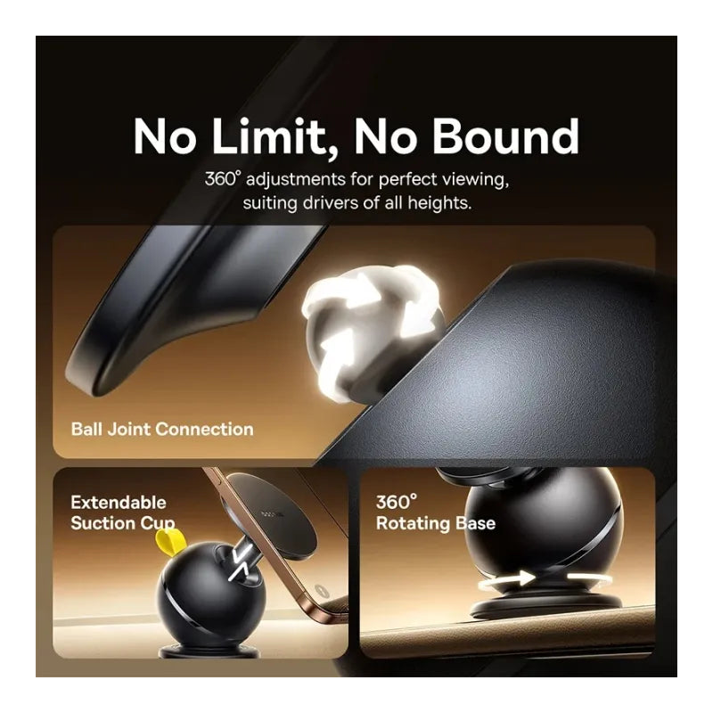Baseus PrimeTrip VC1 Air Dashboard Magnetic Car Mount - Black