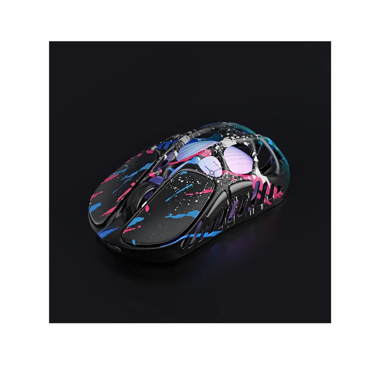 GravaStar Mercury X Pro Wireless Gaming Mouse with 8K Dongle Special Edition - Neon Graffiti