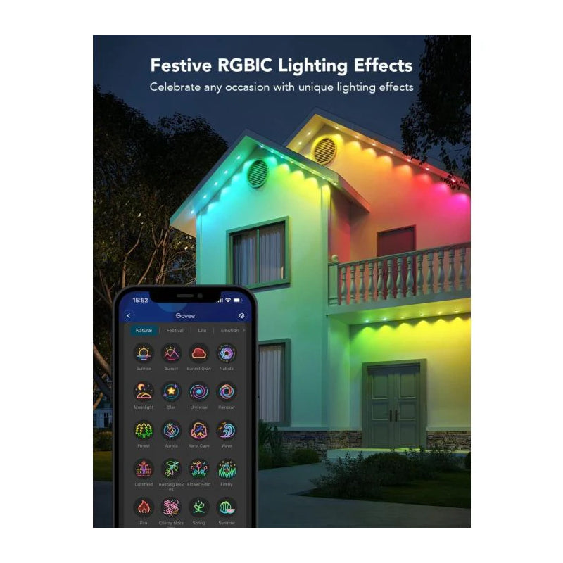 Govee Permanent Outdoor Lights - 15 Meter / RGBIC