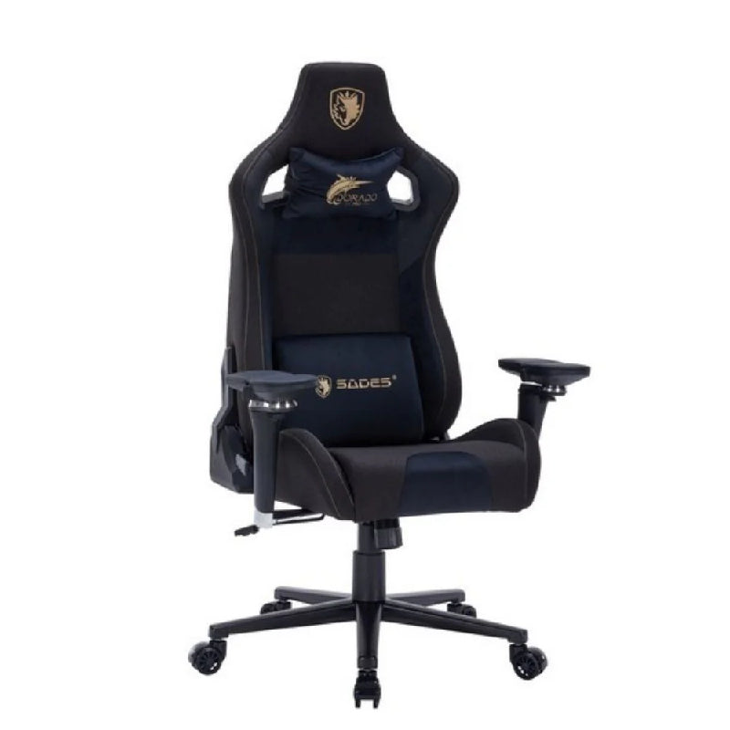 SADES Dorado PRO Gaming Chair With 6D Adjustable Armrests - Black