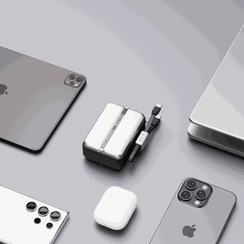 ZLOS MA20 Power Bank with Lanyard Integrated Cable - 20,000mAh / 65W / USB-A / USB-C