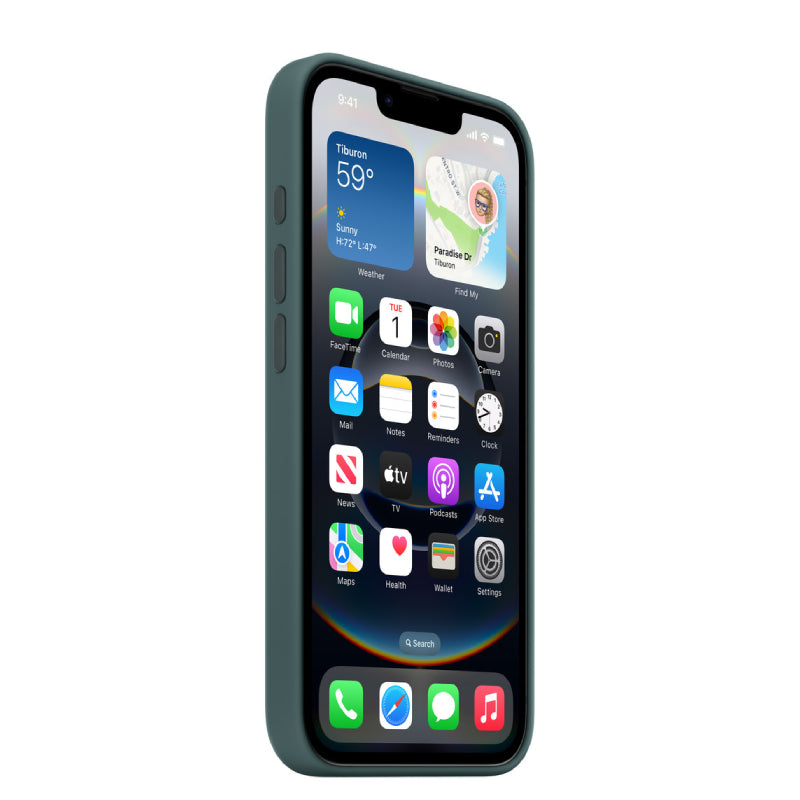 Apple iPhone 16e Silicone Case - Lake Green
