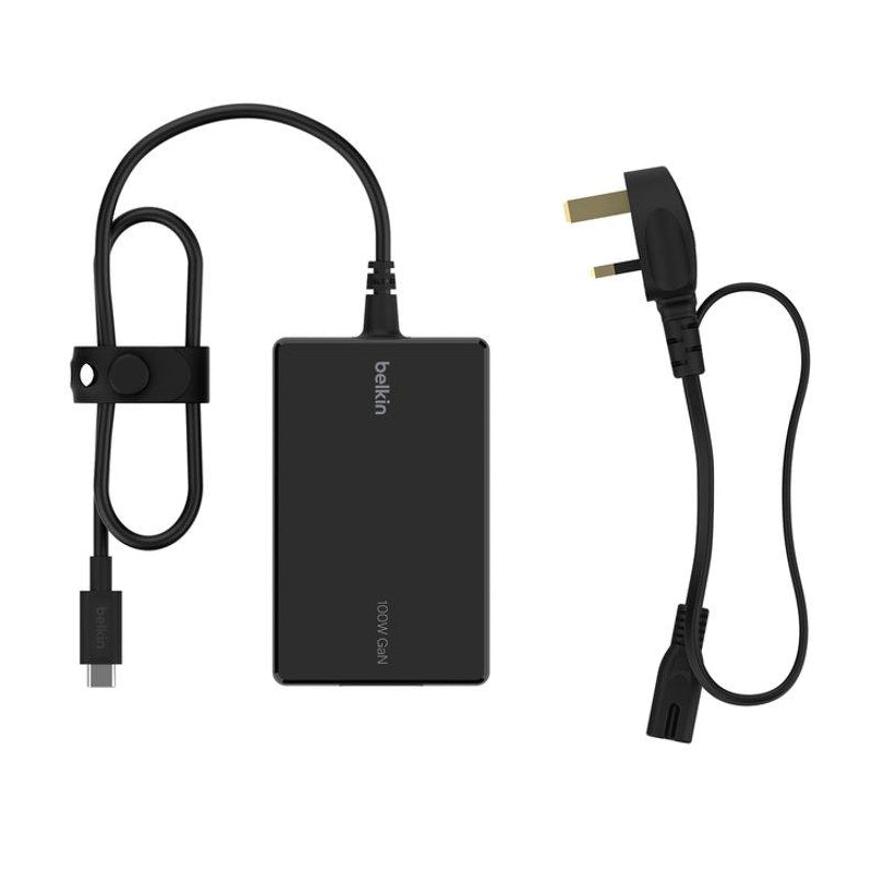 Belkin GaN Power Adapter - 100W / USB-C / Black